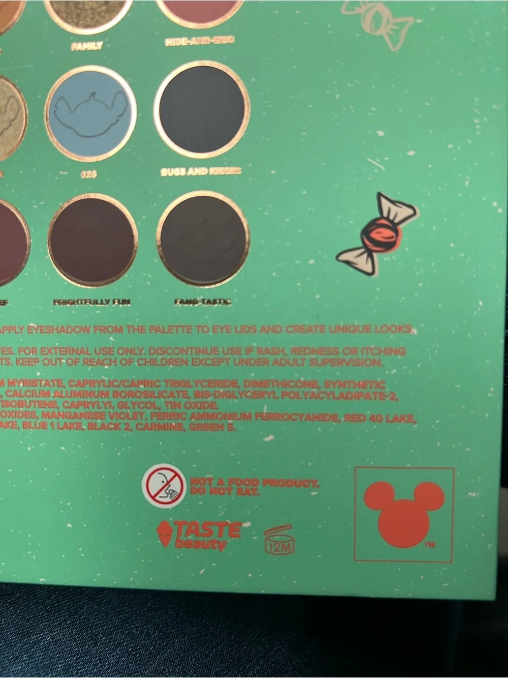 Disney Stitch Halloween Eyeshadow Palette